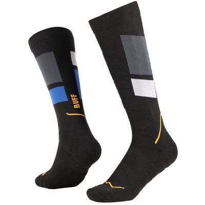 BUFF Thermonet Over The Calf Socks, Unisex Black Socks