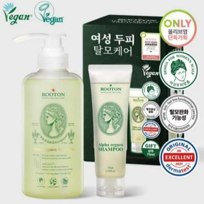 Luton Alphaergen Hair Loss Shampoo for Women 500ml + 70ml Gift Set