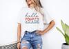 Hello Fourth Grade T Shirt Teacher 4th Back To School First Day Of