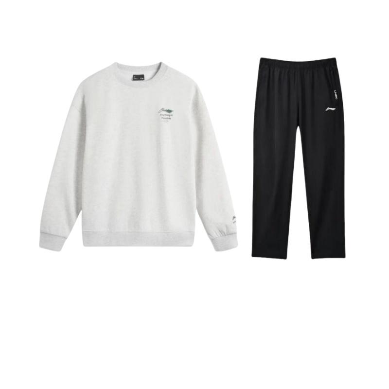 Коллекция Li Ning Sports Life Повседневная спортивная одежда Унисекс YYKU143-1+ AWDU981-7 S
