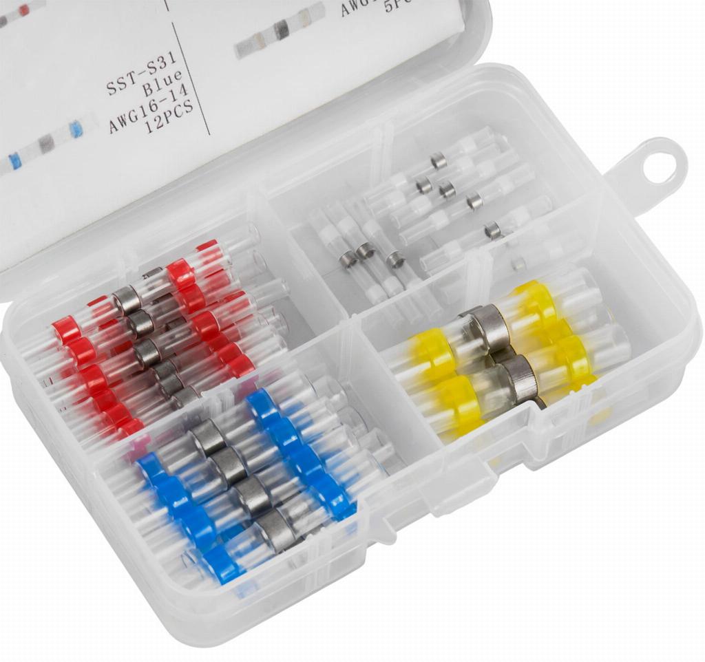 Heat shrink tubing with tin 50 pcs KD10489