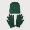 Cute Woman New Beanies with Gloves Knitted Solid Hat New 2025 Winter Hats