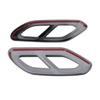 Exhaust Trim Set for Rear Four Outlet Area, Double Opening ABS Frames for GLC Class X254 More Detailed Exterior Appearance