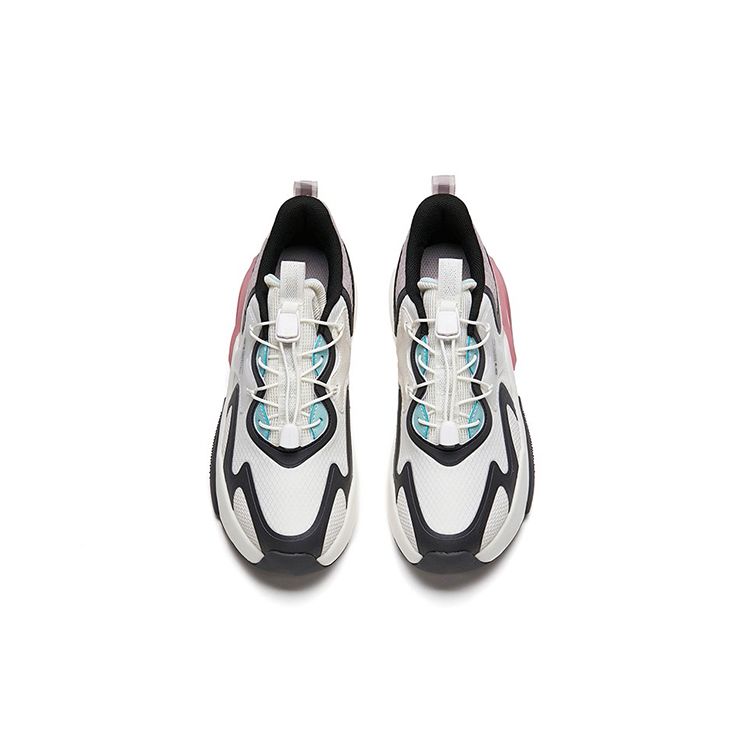 Anta Antiskid Shock Absorbing Wear Resistant Dad Shoes Kids Sneakers White Gray 322218822-3