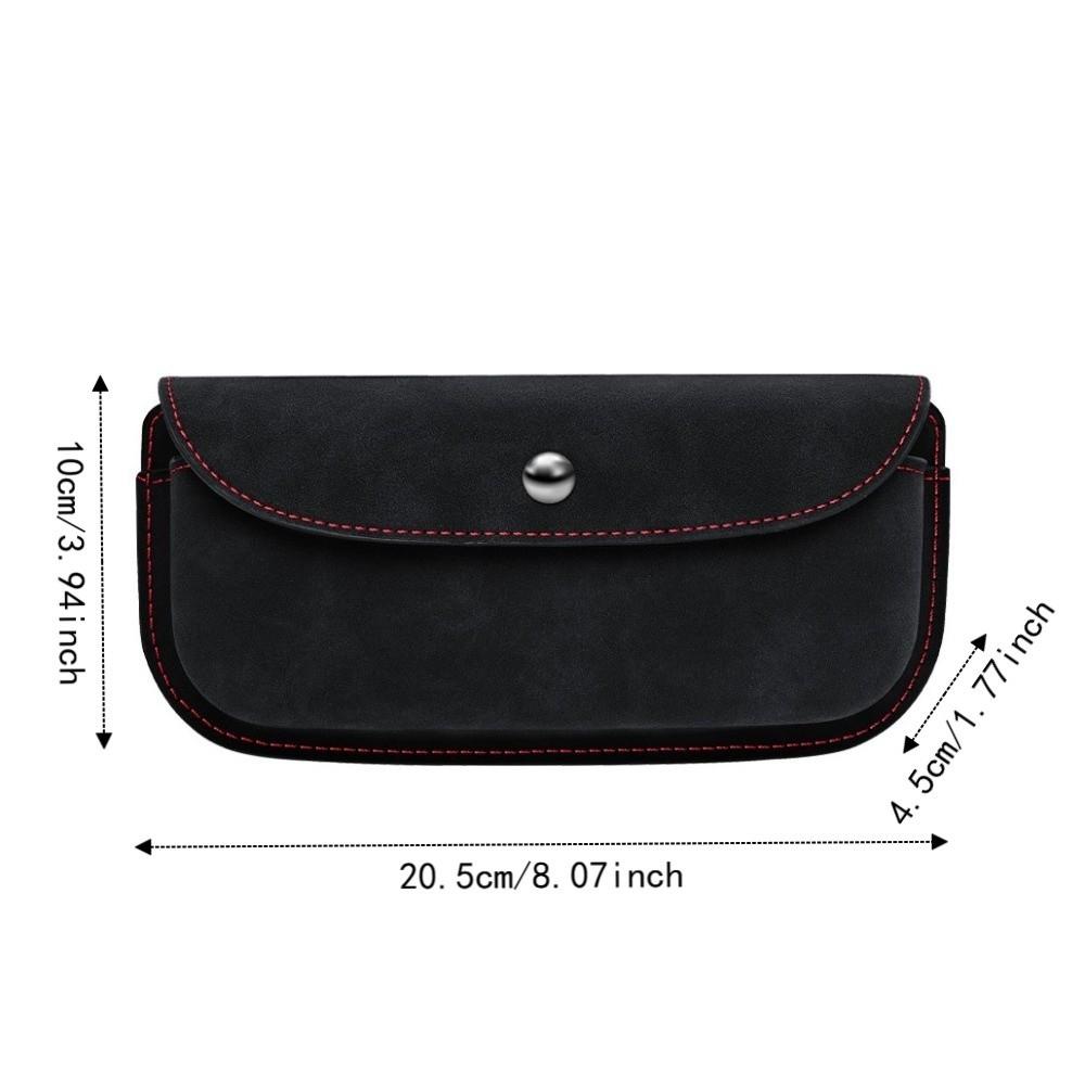 Space Saving Sunshade Storage Bag Multi-functional Vehicle Glasses Holder Ticket Card