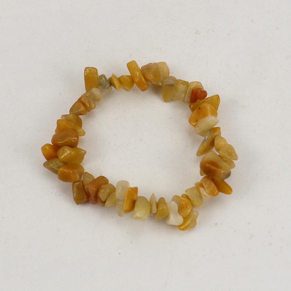 Handmade Beads, Natural Crystal Gravel Bracelet Bracelet B54