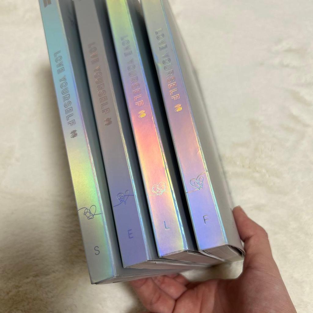 [USED] BTS loveyourself CD album complete set with trading cards