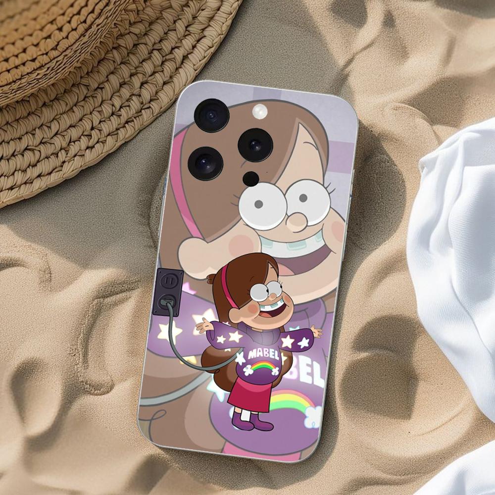 Gravity Falls Comic Anime Phone Case For Iphone 16 15 11 13 14 Pro Max 7 8 Plus X Xr Xs Max Se2020 12mini Transparent Cover