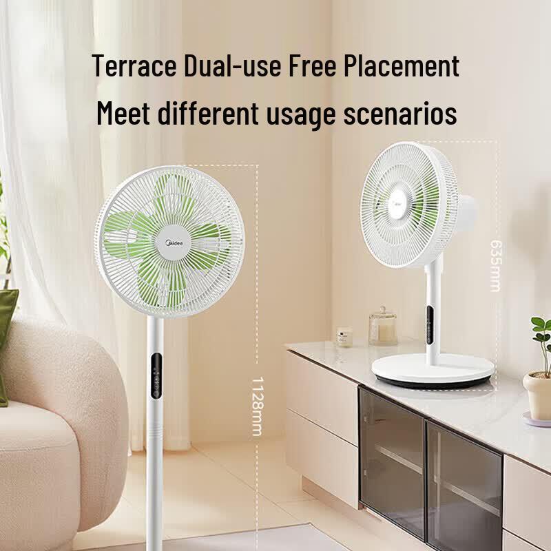 Midea Clover Inverter Standing & Desk Dual-Use Fan CN plug (adapter included)