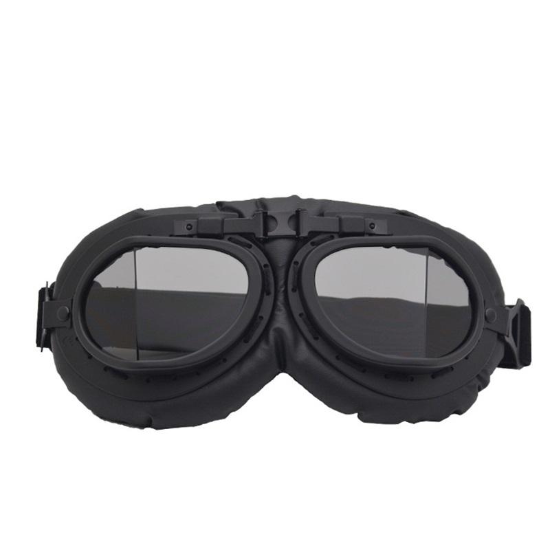 Vintage Goggles Harley Style Silver Frame Copper Motorcycle Windproof Protective Eyewear Retro Goggles For Karting Riding And Biking