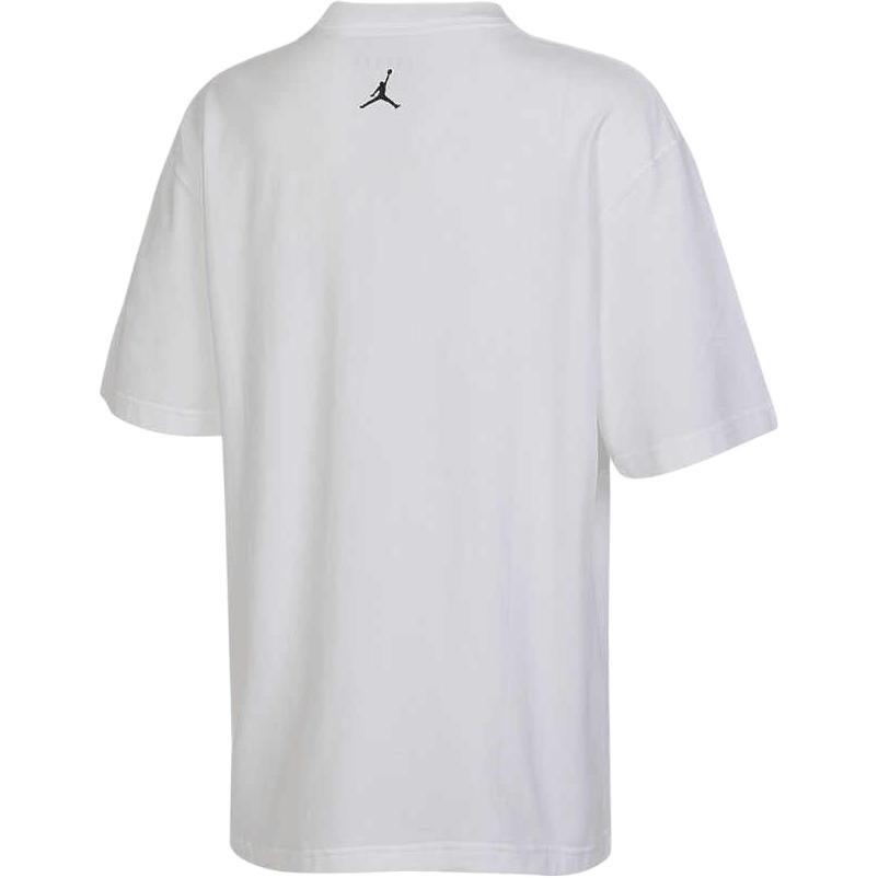 Jordan T Shirts Women's White Crew Neck Moderate FV7120-100