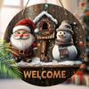 Christmas Decorations, 2D Plane Hanging Wooden Signs, Interior Wall or Door Decoration, Garden Decoration, Christmas Gifts for Friends