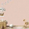 Checkerboard Wallpaper Cream, White and Beige for Living Room and Bedroom 50x1000