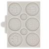 Treasure Coins Silicone Moulds DIY Cupcake Topper Fondant Cake Decorating Tools Candy Clay Chocolate Gumpaste Moulds