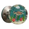 Elegant Clear Flower Door Handle Retro Round Crystals Knob Artistics Bedroom Decoration Nature Styles Home Hardware