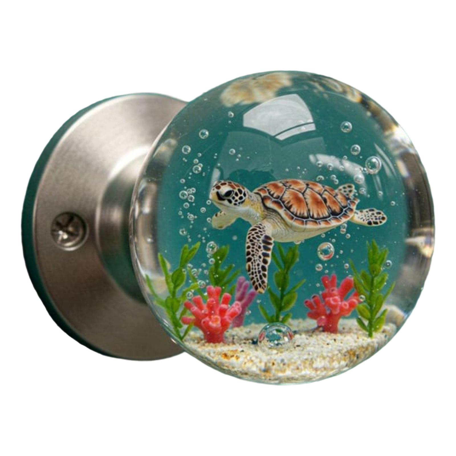

Artistics Crystals Resin Door Knob With Florals Designs Nature Inspire Handcraft Bedroom Decoration for Home Improvement A