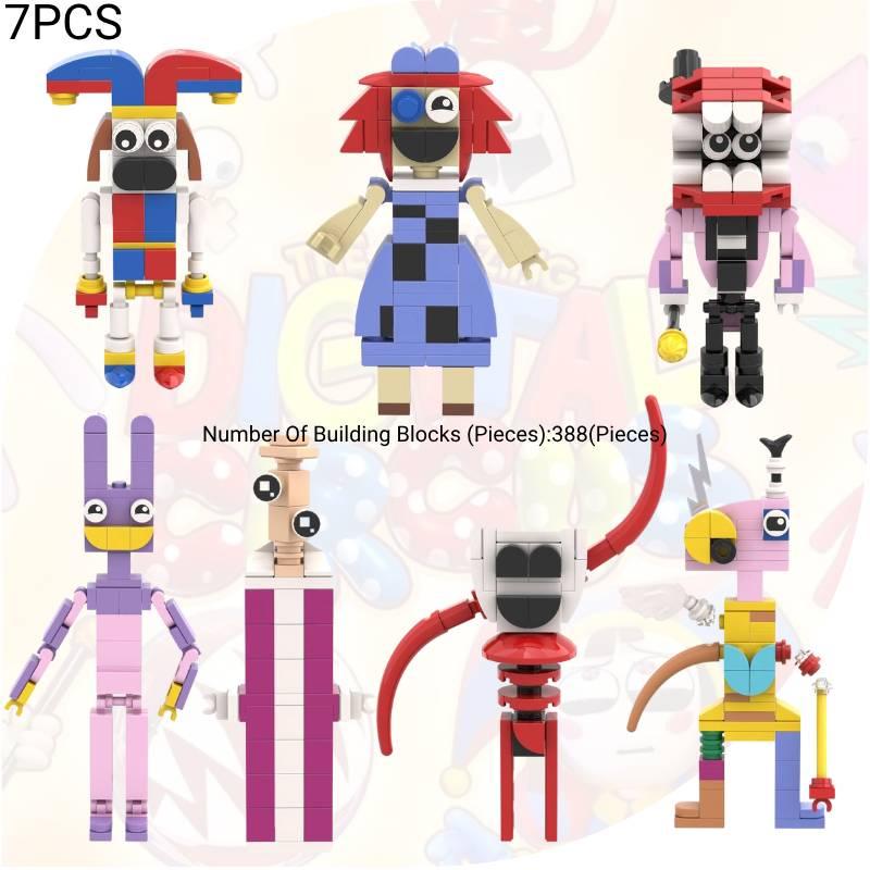 Fantastisches digitales Zirkus-Baustein-DIY-Plastikspielzeug