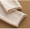 Women's High Neck Cashmere Wool Pullover – Solid Color, Half Sleeve, Inner Rolled Edge, Perfect Base Layer for Autumn/Winter.