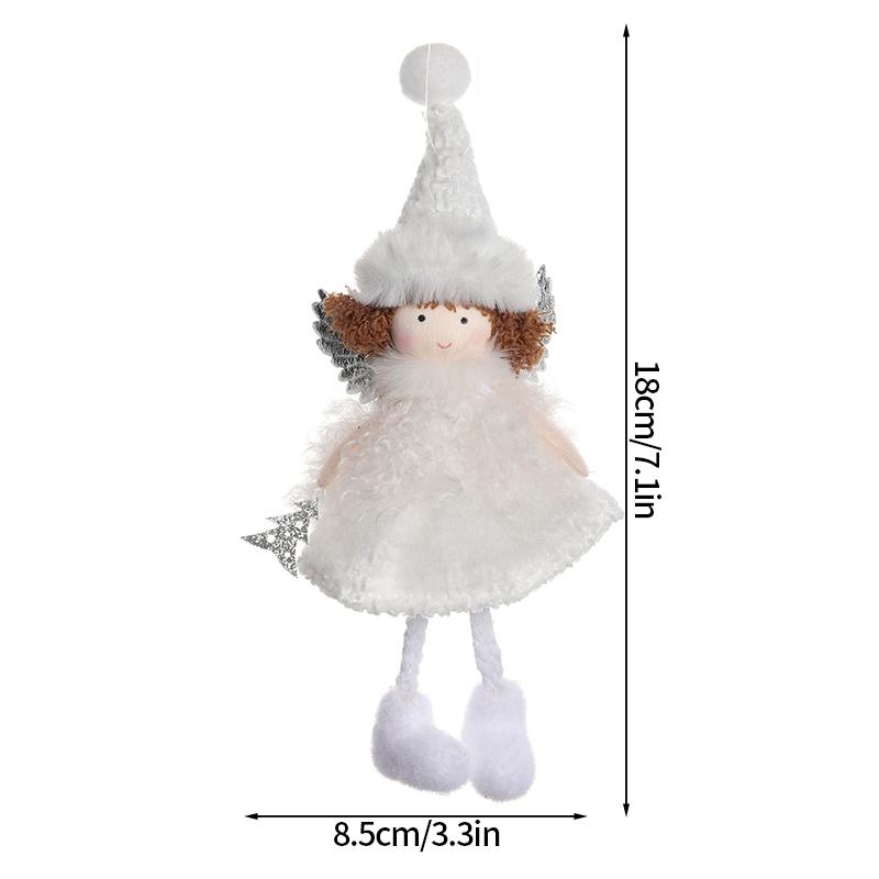 Christmas Doll Ornament Christmas Decoration 2025 Christmas Tree Hanging Pendant New Year Angel Doll Festival Gift for Children