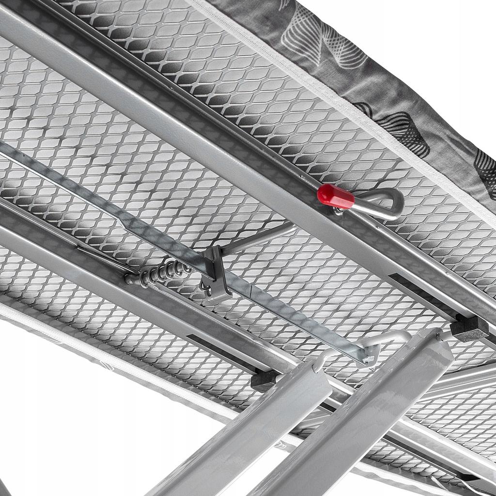 KADAX Deska Do Prasowania 120x38cm szeroki Blat Składana Uchwyt Na Żelazko