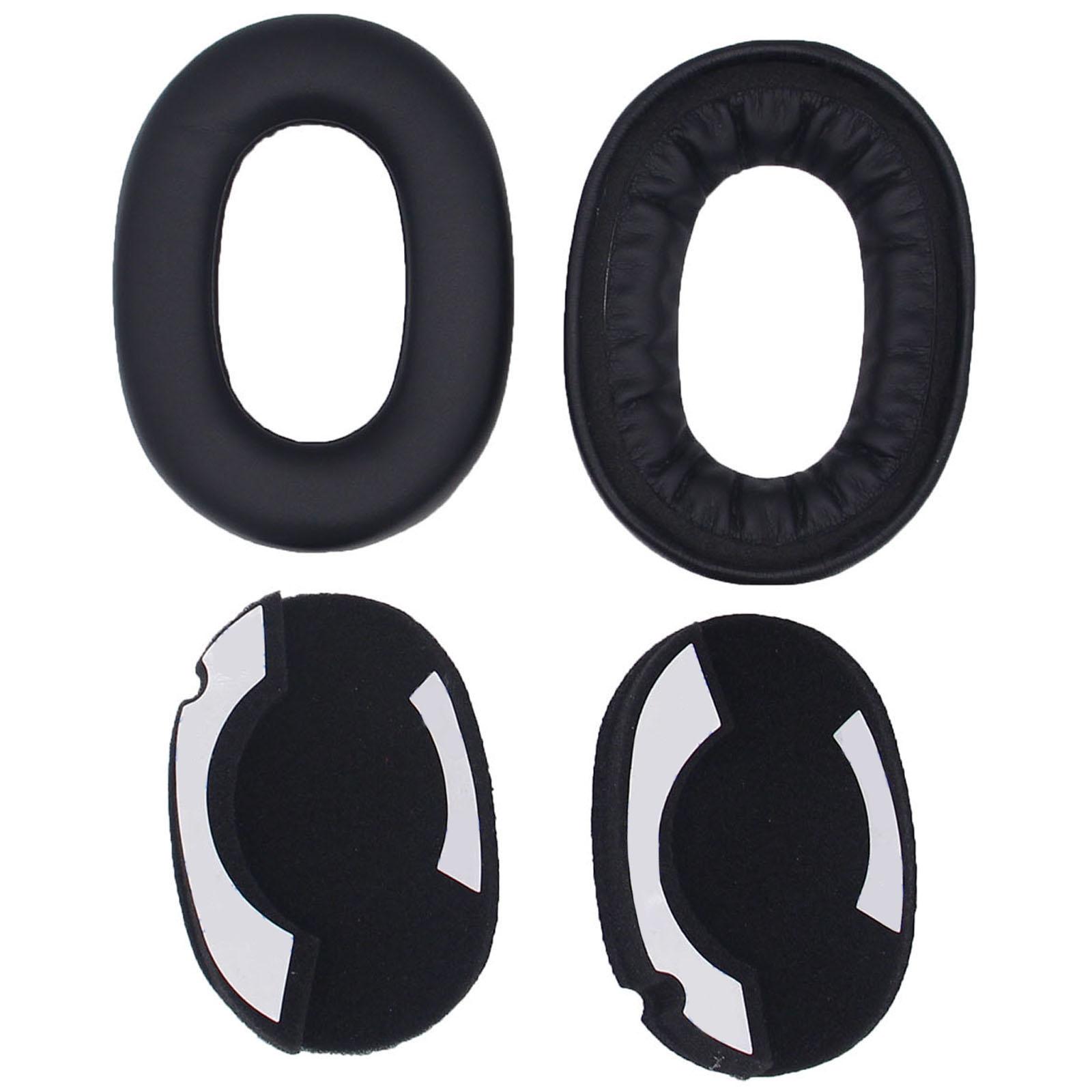

JZF-400 For Jabra Elite 85h Headphone Earpads Protein Leather+Sponge Replacement Earmuffs Black