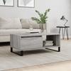 Vidaxl Coffee Table, Sonoma Grey Oak 90X50X36.5 Cm, Wood-Based