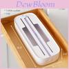 Kitchen Food Wrap Dispenser With Abs Material For Easy Cutting And Fresh Food Preservation