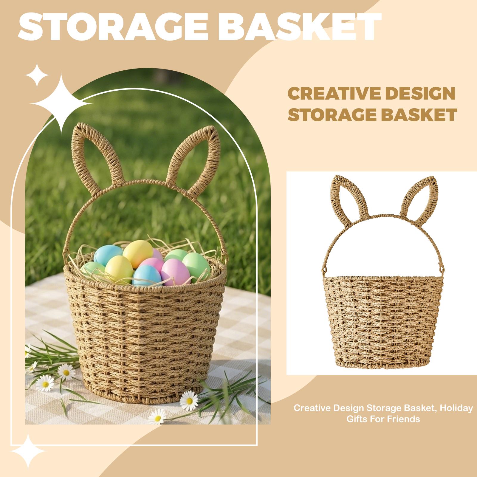 

Creative Design Storage Basket, Holiday Gifts For Friends One Size