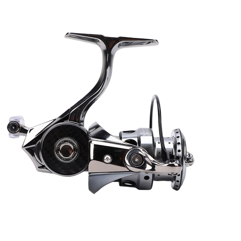 Fishing Reel with Carbon   Rock  Arm Stainless Steel Bearing 4KG Brake 5.2:1 Gear Ratio Double Handle IS1 1500