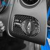 DJWX5 Echter weicher Kohlefaser-Aufkleber für Seat Ibiza 6j 2009 2010 2011 2012 2013 2014 LHD RHD Auto Scheinwerferschalter Rahmen Innenverkleidung