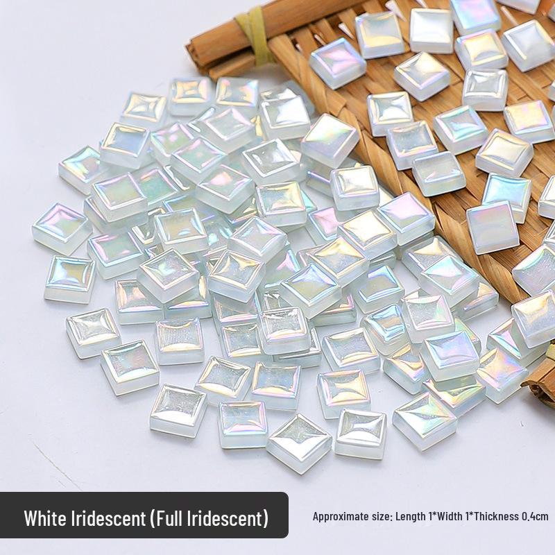 1kg Mosaic Iridescent Crystal Glass for DIY Children’s Handicrafts