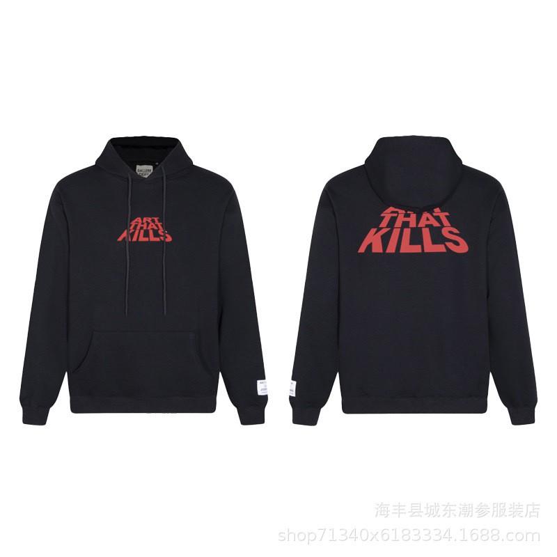 Oversized Hooded Sweatshirt With Graffiti Letter Print Loose Fit Cotton Pullover Men Casual Streetwear