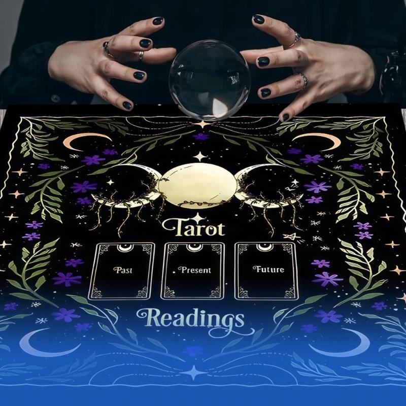 Divinations Cards Table Cloth Tapestry Reading Card Tarots Tablecloth Astrologys Witchcrafts Deck Cloth Wall Decoration