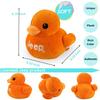 Jeep Text Logo Plush Duck Stuffed Orange Perfect Enthusiast Been Animal, - "You've Ducked" (Orange)