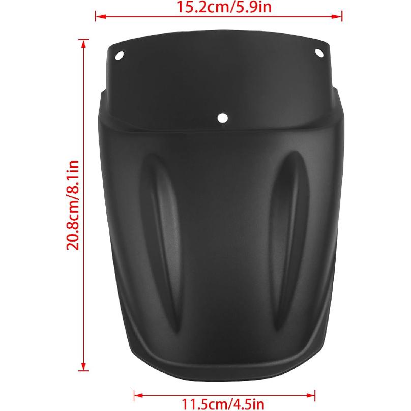 CHIFUN Front Fender Mudguard Extender Wheel Cover Splash Guard Extension Replacement for Honda NT1100 NT 1100 2022-2024 Motorcycle Dust Guards