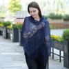 Crochet Flower Pattern Embroidery Lace Tassel Dinner Shawl Bride Bridesmaid Cheongsam Dress Shawl Female Accessories