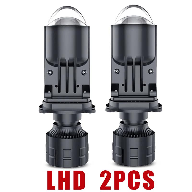 Proiectoare Faruri H4 Bi LED 6000K Lentilă Proiector Duală Becuri Auto 160W Fază Lungă/Scurtă Lămpi Auto Motocicletă Cu Ventilator Turbo