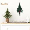 Wall Hanging Tapestry with 17 Accessories Manual Braided Bohemian Style Hollow Out Dorm Home Hotel Wall Decoration Christmas Tree Hanging Pendant