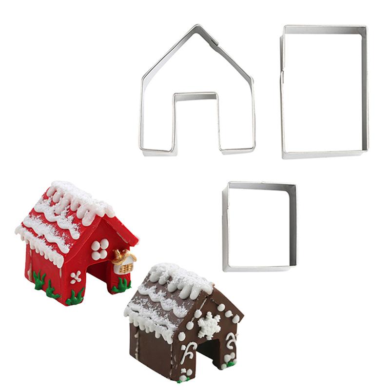1Set Christmas Cake Molds Christmas Tree Cookie Molds Gingerbread Christmas Tree Decorating Tools Gifts DIY Baking Cookie Molds