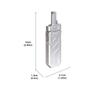 EDC Splitting Sword Fidget Sword Sheath Magnetic Ejection Pushing Card Decompression Metal Push Slider Anxiety Stress Relief Toy