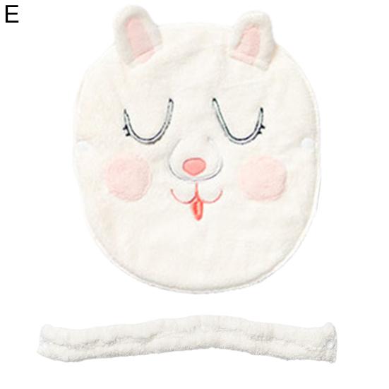 Moisturizing Facial Towel Animal Pattern Breathable Polyester Relieves Irritation Spa Facial Towel for