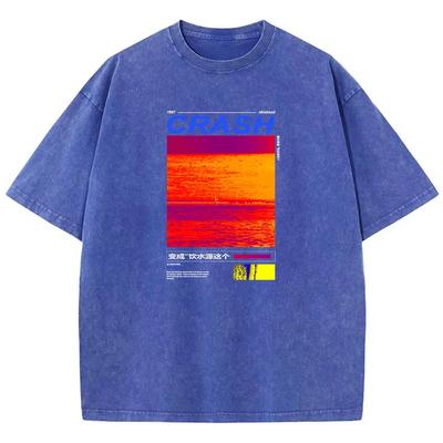 Crash Turn It Into A Source Of Drinking Water Men'S T-Shirt Cartoon Outdoor T-Shirts Popular Personality Tshirt Retro Art Tops