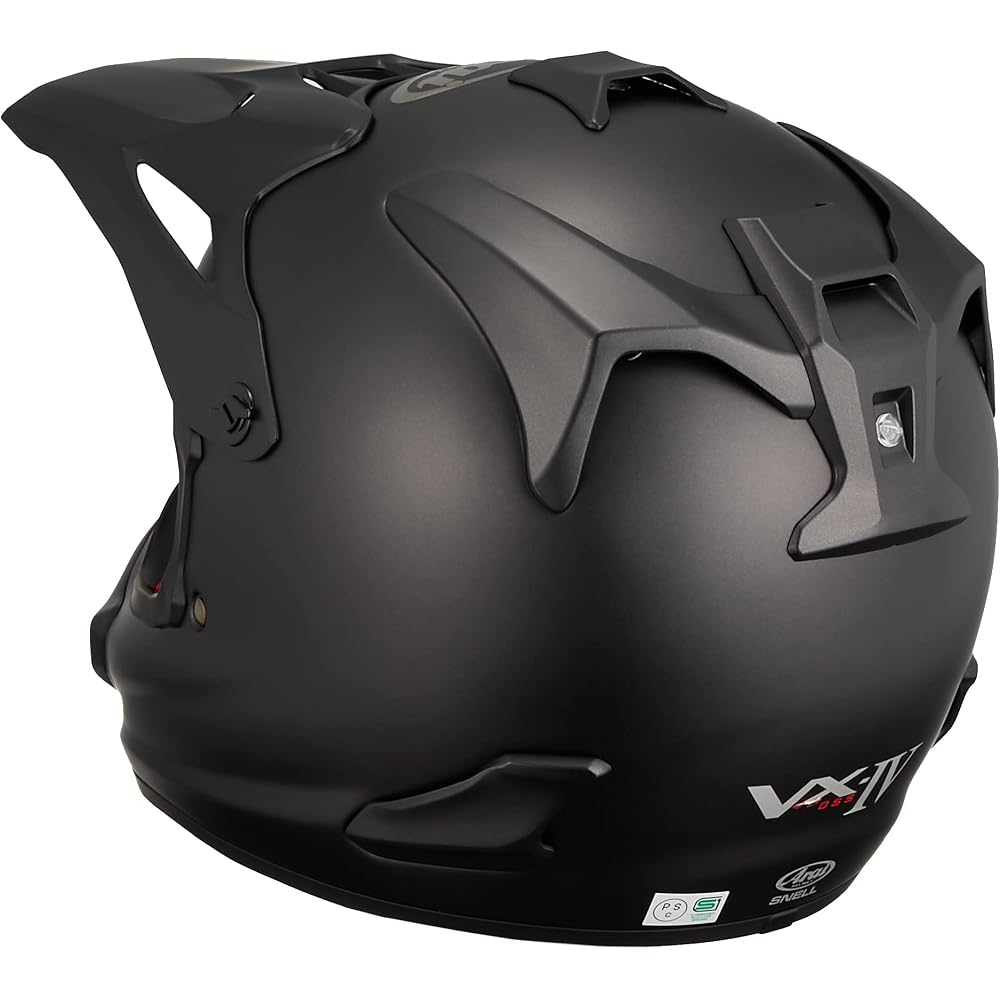 Arai V-Cross4 Flat Black Motorcycle Helmet 59-60 cm Lightweight Durable Safety Gear