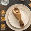 24Pcs Luxury Gold Napkin Ring Holder Decorative Dinner Table Serviette Buckle For Home Christmas Wedding Party Banquet Supplies