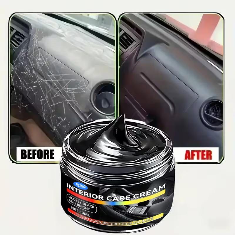 Auto Scratch Remover & Interior Polish Wax Leather Plastic Restorer Paste Long-Lasting Protection Car Detailing Care