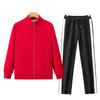 Women's Spring & Autumn Casual Running Two-Piece Set: Long Sleeve Top & Loose Pants, Breathable & Fashionable