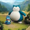 Charizard Meowscarada Snorlax Scyther Cinderace Lucario Ceruledge Greninja  Action Figure Assembly Toys Gifts