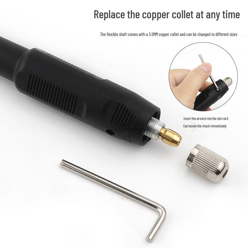 Engraving Machine Flexible Shaft Extension Cord for Electric Grinder, 3MM