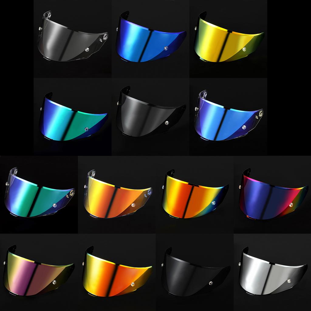 Colorful Motorcycles Helmets Visors Lens Windshield Helmets Lens Visors Motorcycles Helmets Visors Lens Day & Night Wear