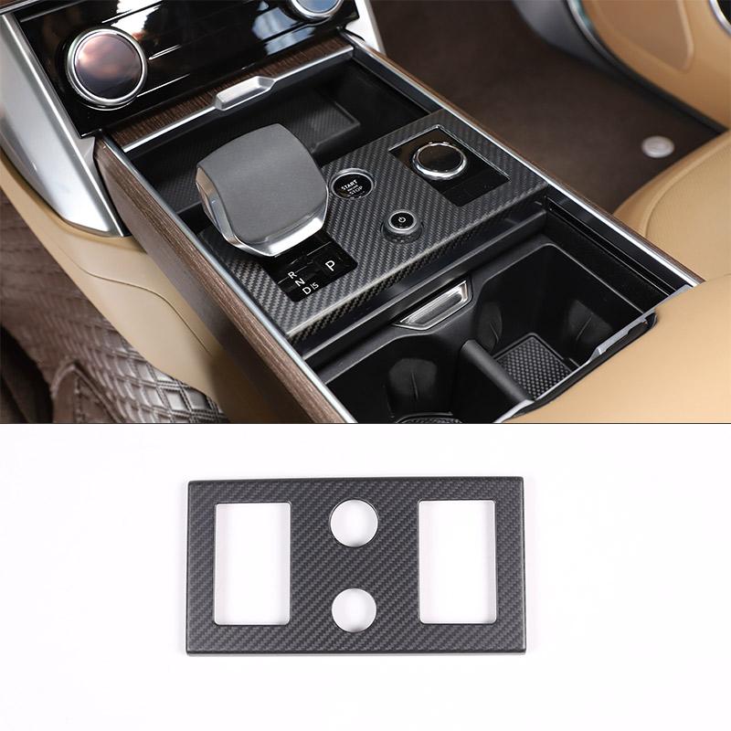 Настоящее Углеродное Волокно Для Range Rover Vogue L460 Декоративная Наклейка на Рамку Панели Управления Автомобилем Аксессуары для Автомобиля Matte Carbon Fiber